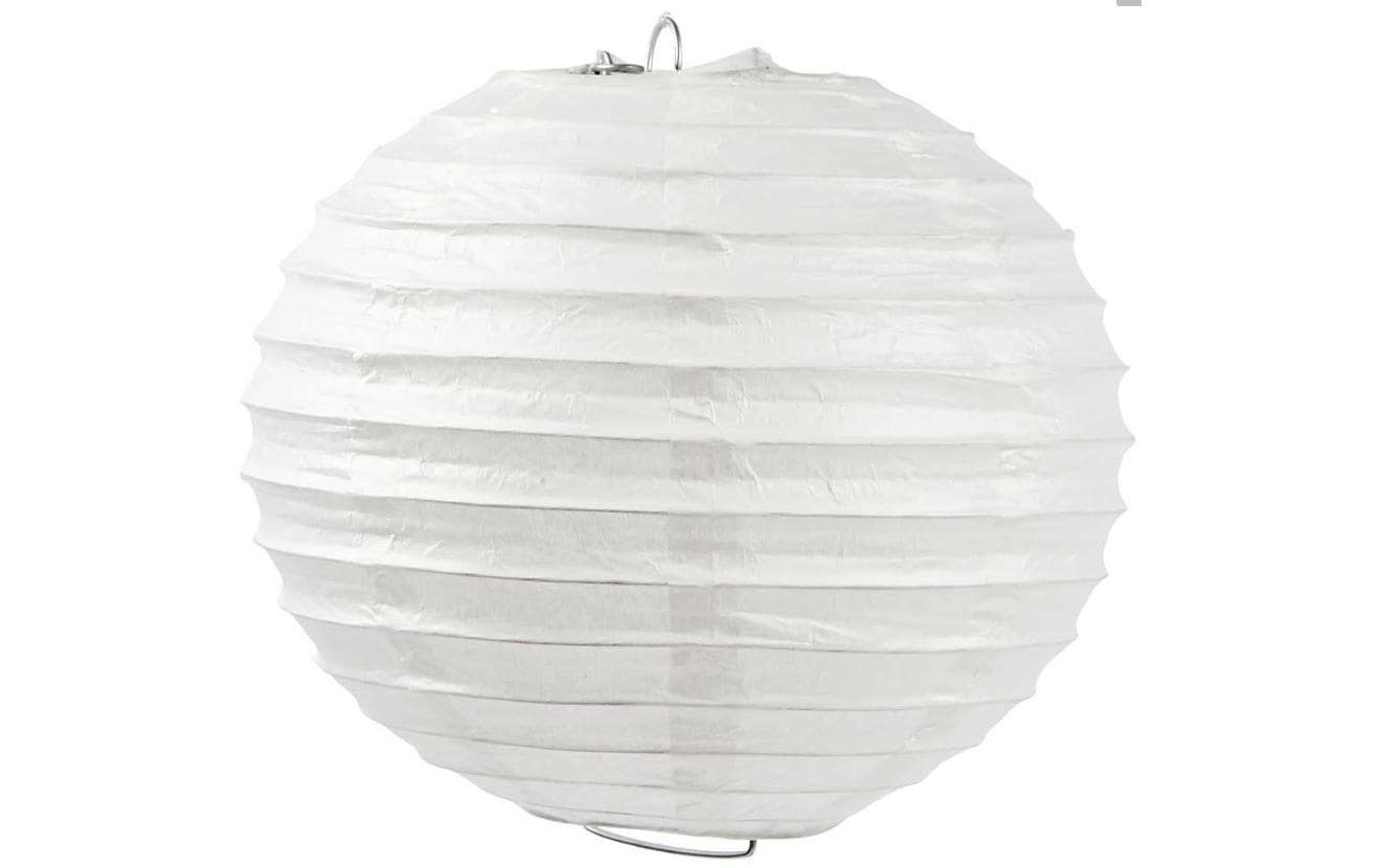 Creativ Company Papierlampion – Ø 20 cm – Papier, weiss