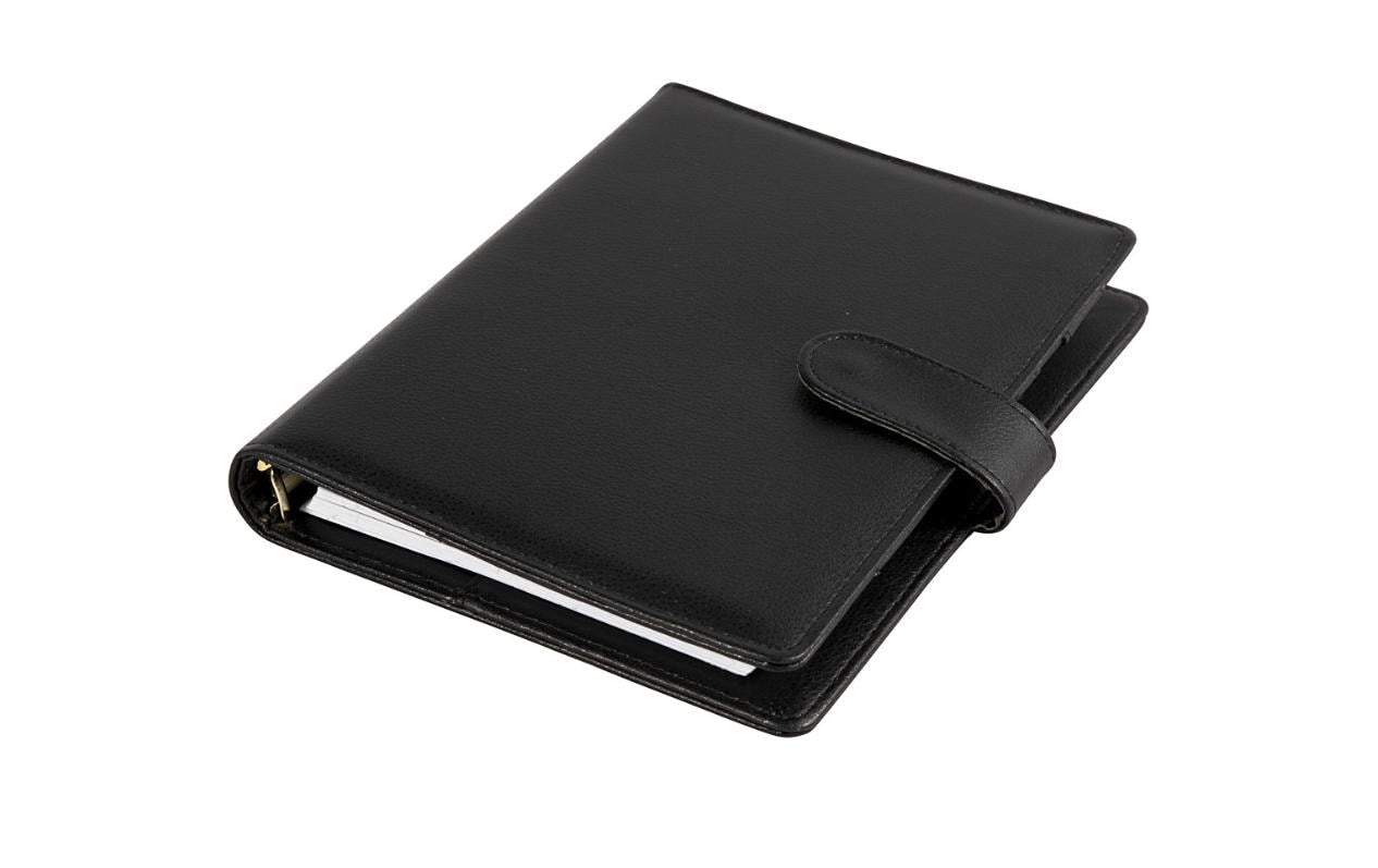 Creativ Company Wochenplaner, 19 × 23,5 cm, Hardcover, Spiralbindung, Schwarz