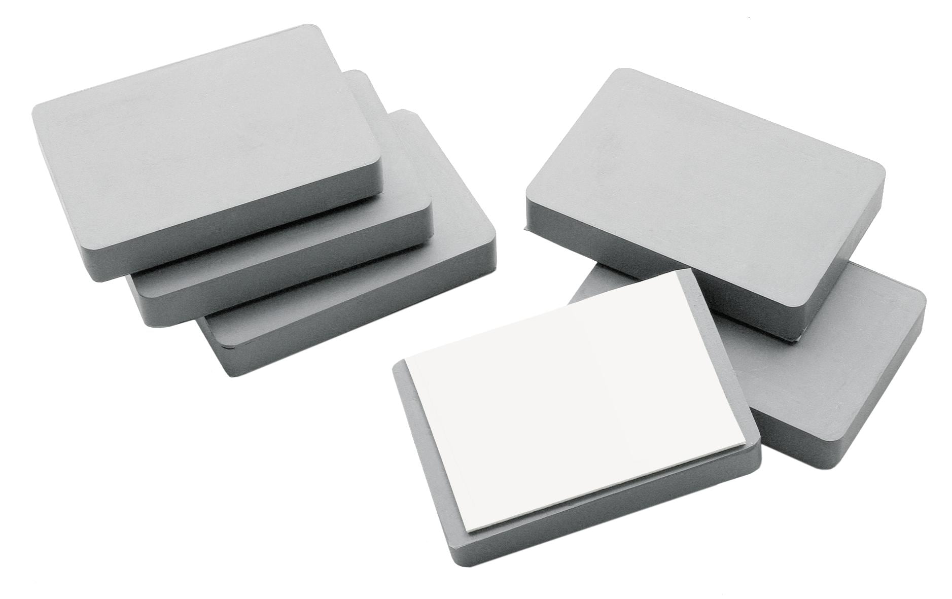 Legamaster Tafelmagnete – 78 × 53 mm, 1 Stk., grau