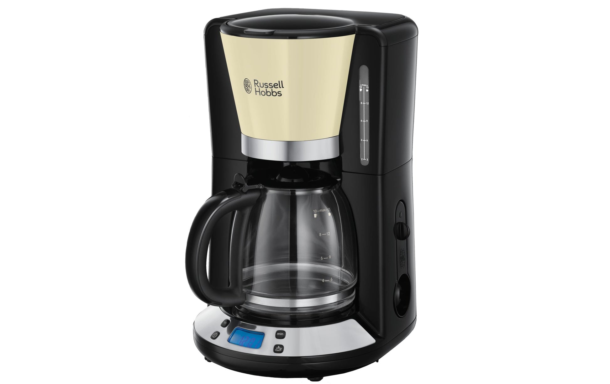 Russell Hobbs 24033-56 Col. Filterkaffeemaschine – 10 Tassen, 1,3 l, Karaffe, Schwarz