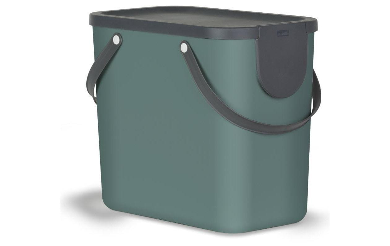 Rotho Recyclingbox Albula – 25 l – Recycling-Kunststoff, rechteckig – grün