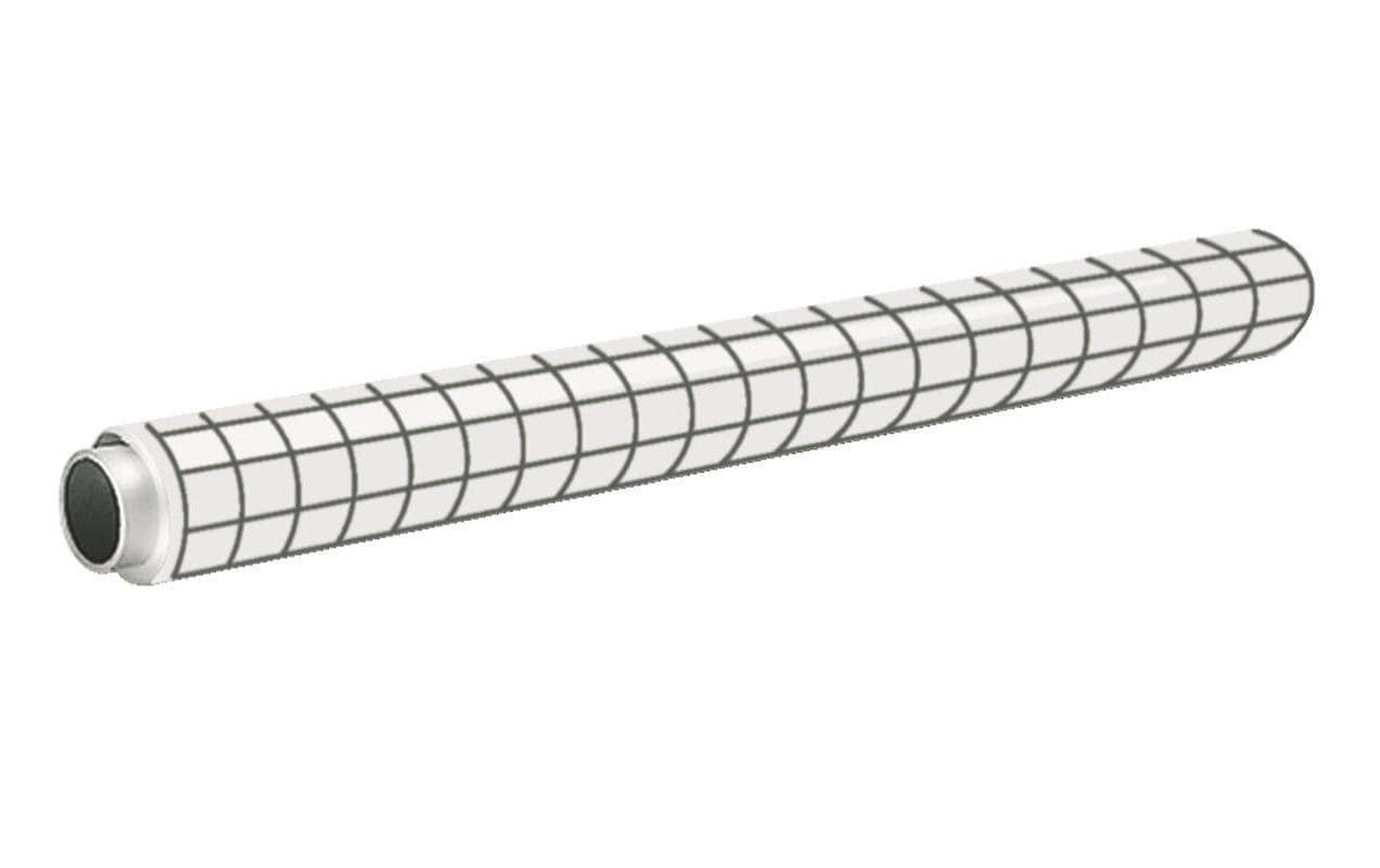 Leitz Flipchart-Folie EasyFlip – 60 cm × 20 m, elektrostatisch, kariert, weiss, PP-Folie, perforiert