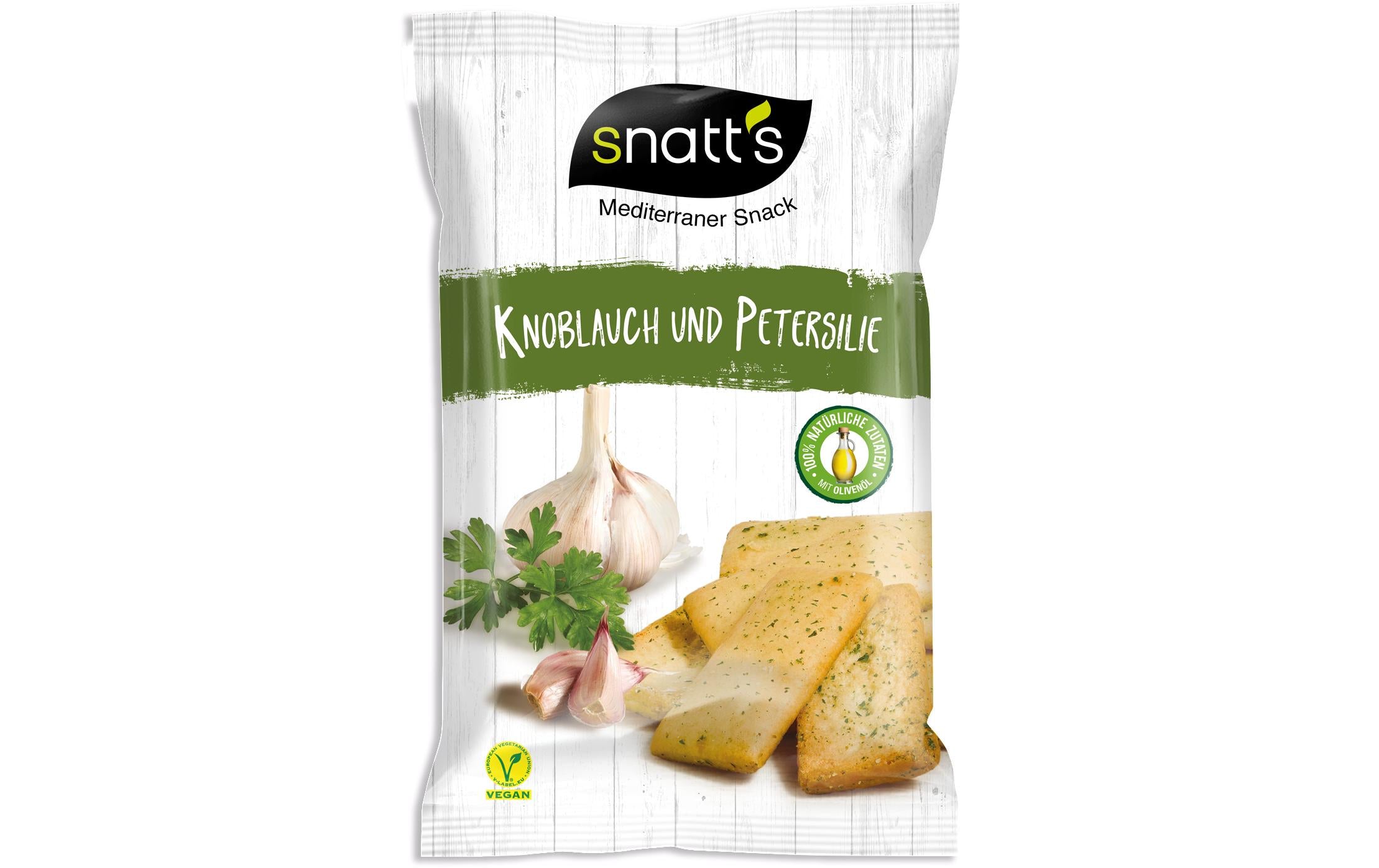 Snatt's Brotsnack Cracker – Knoblauch & Petersilie – 120 g