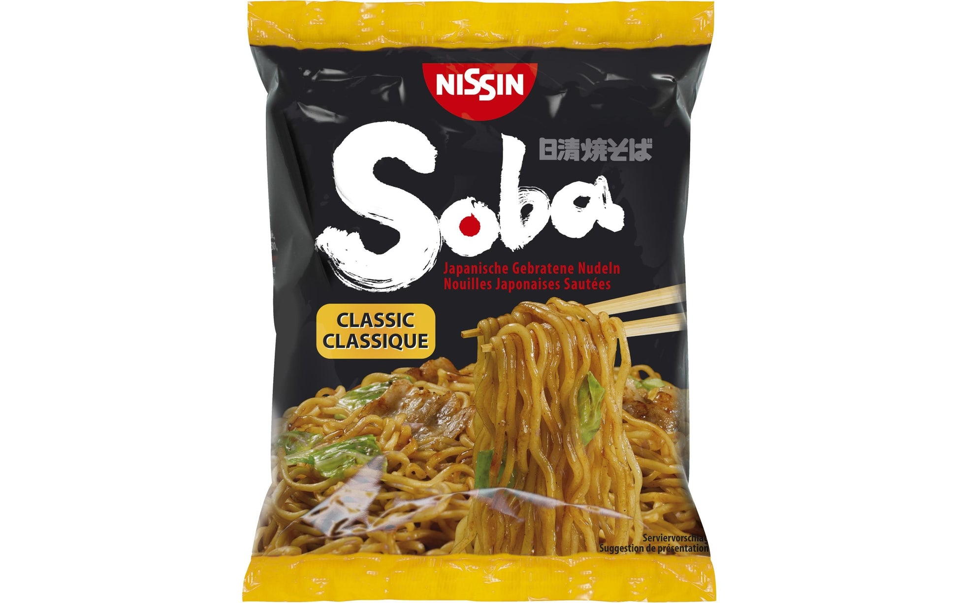 Nissin Soba Instantnudeln klassisch Beutel – 9×111 g