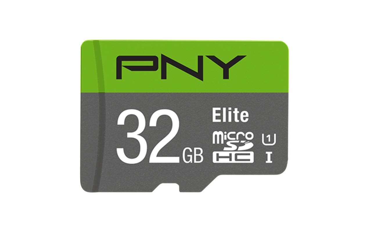 PNY Elite PSDU32GU1 microSDHC 32 GB – UHS-I, Klasse 10, U1, inkl. SD-Adapter