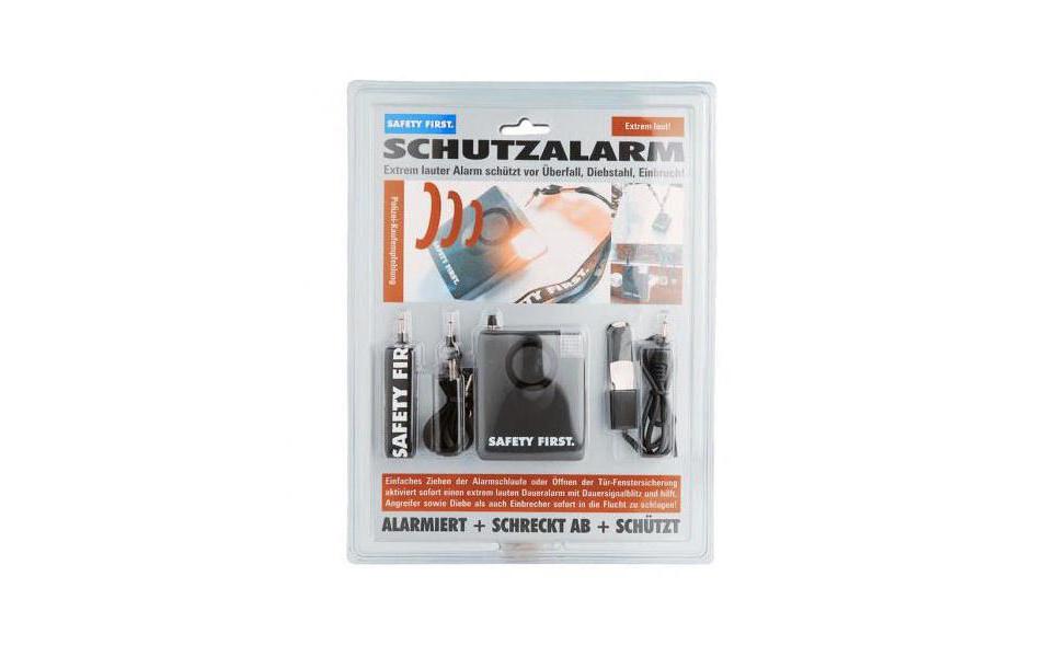KH Security Safety First 100101 – Notrufsender, Blitzlicht – schwarz