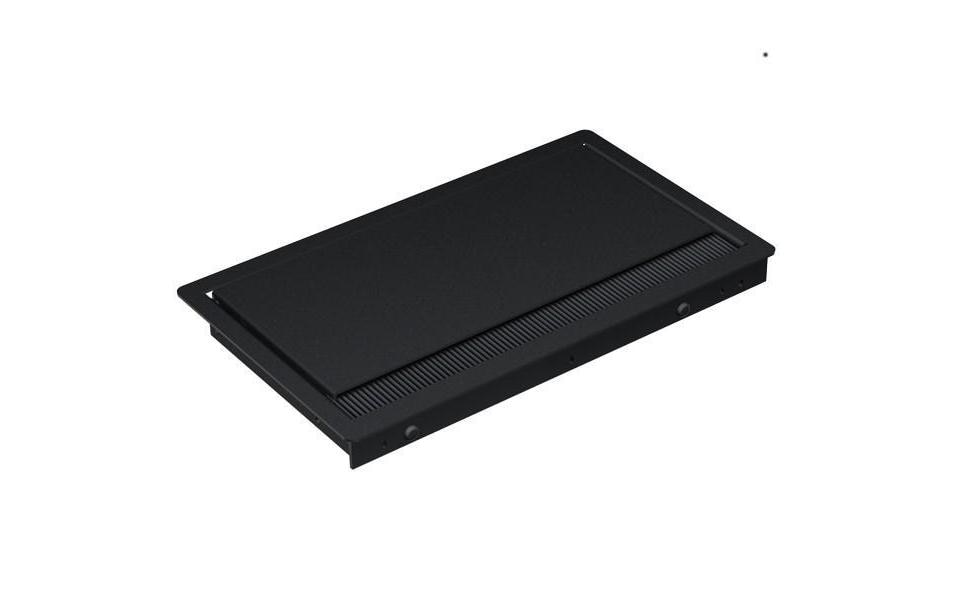 Bachmann Einbaurahmen, Edelstahl, Einbau, 248×149 mm – Schwarz