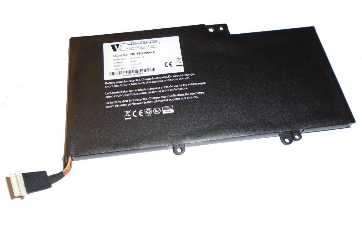 Vistaport VIS-45-X360EL3 Notebook-Akku – für HP 13-B, Pavilion 13-A X360 – 36 Wh, 10,8 V – Schwarz