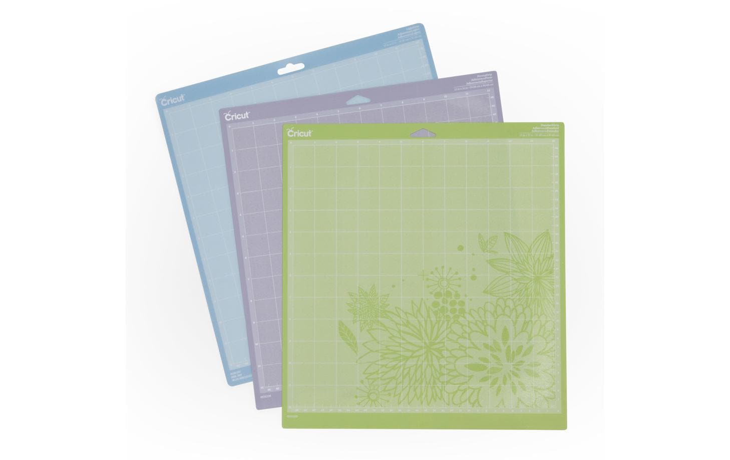 Cricut Schneidematten-Set 305 × 305 mm, Kunststoff, sortiert, 3er-Set – für Maker 3