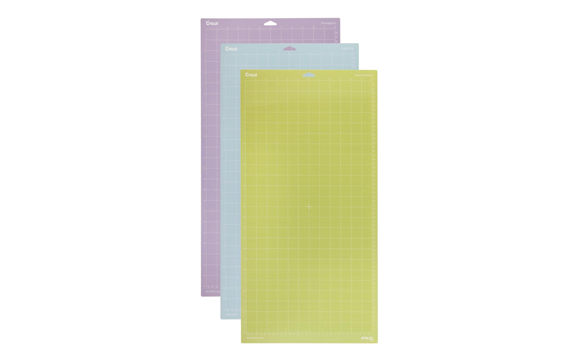 Cricut Schneidematte – für Maker 3, 305×610 mm, leicht/normal/stark klebend, Mehrfarbig, 3 Stück