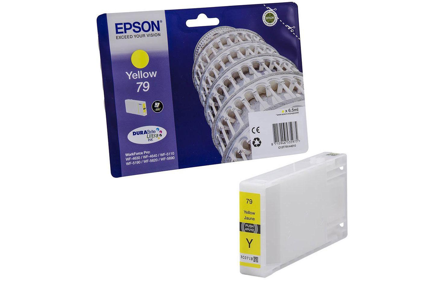 Epson Tintenpatrone 79, gelb, 800 Seiten, original – für Epson-Drucker