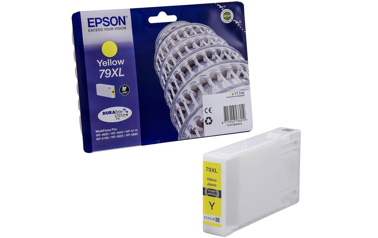 Epson Tintenpatrone 79XL, Gelb, XL, 2'000 Seiten