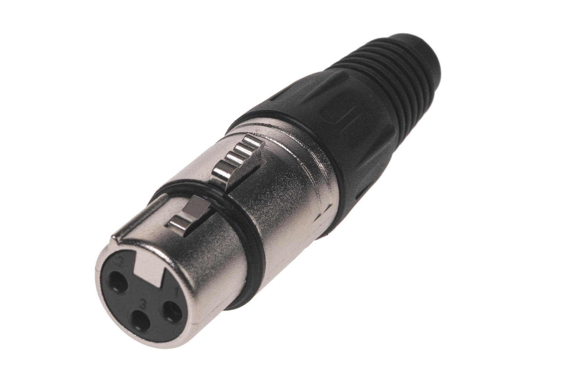 Bemero BC1001NI-F – XLR-Stecker – 3-pol XLR, weiblich, gerade – 69,5 mm – Nickel