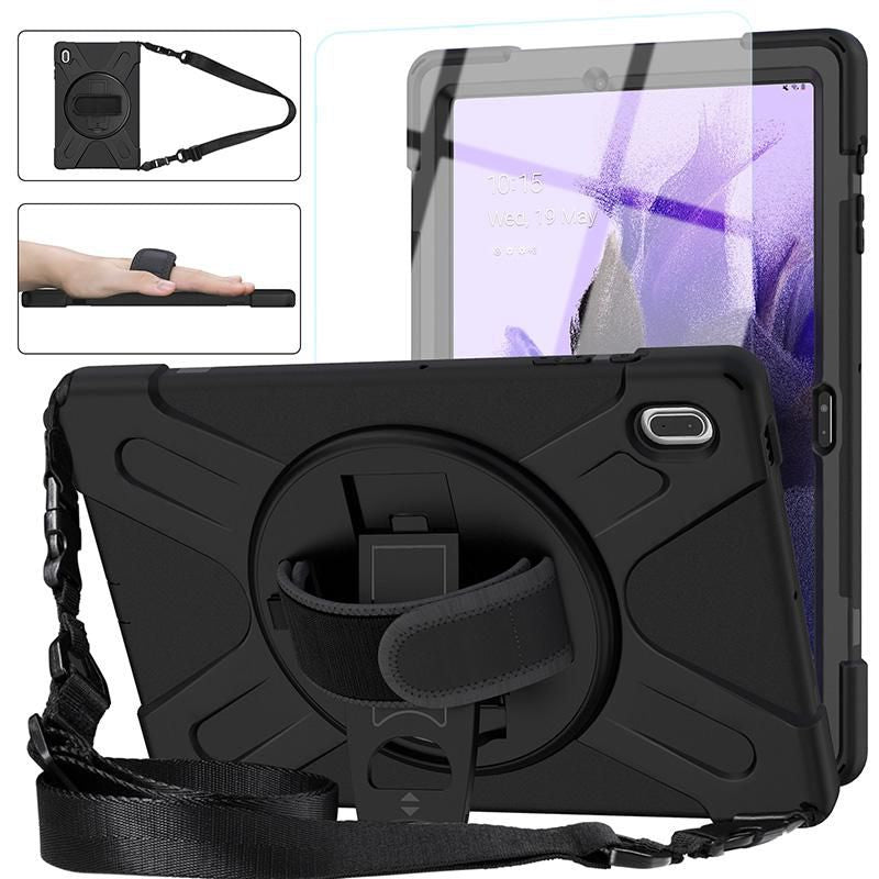 eSTUFF Tablet-Hülle für Samsung Galaxy Tab S bis 12,4" – Schwarz