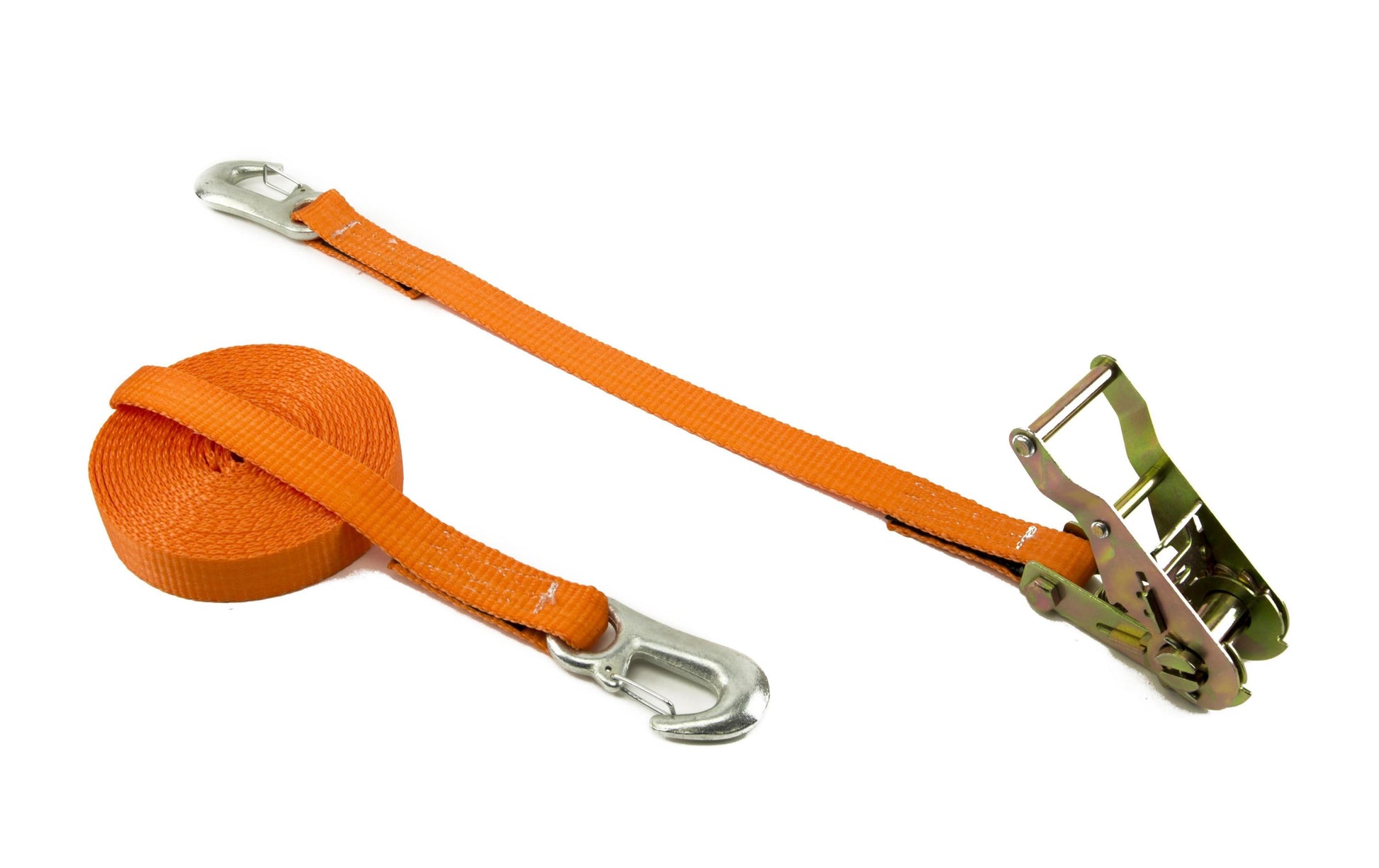 Zurrfix Zurrgurt 4 m × 25 mm, orange, mit Ratsche