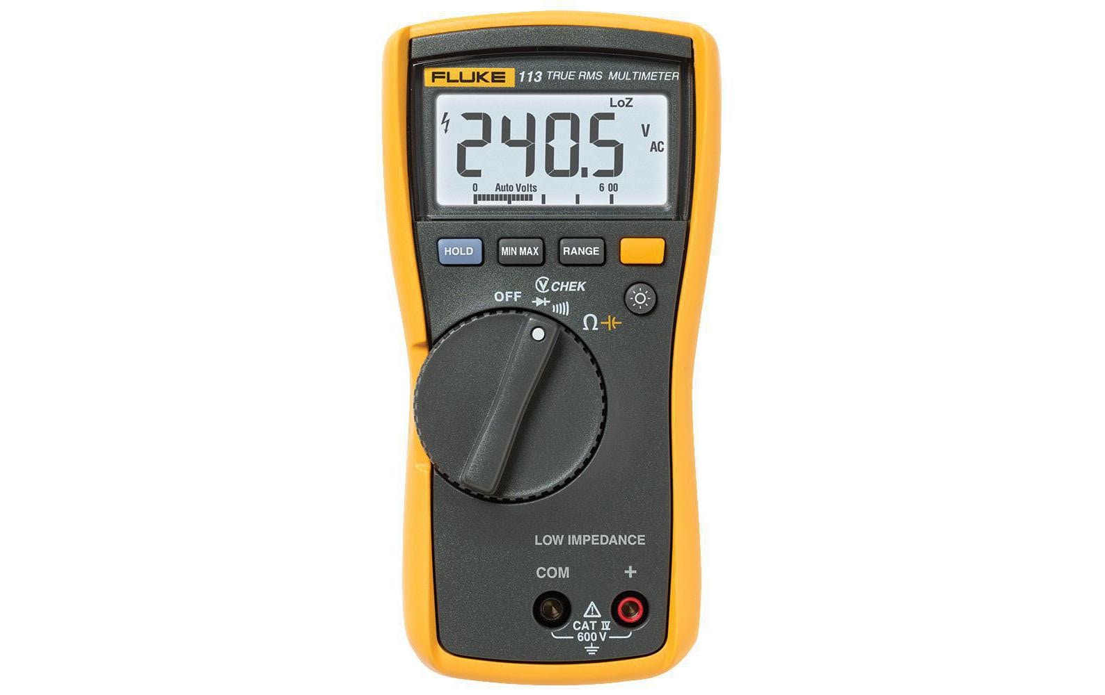 Fluke 113 – Digital-Multimeter, Hintergrundbeleuchtung, für Bauwesen