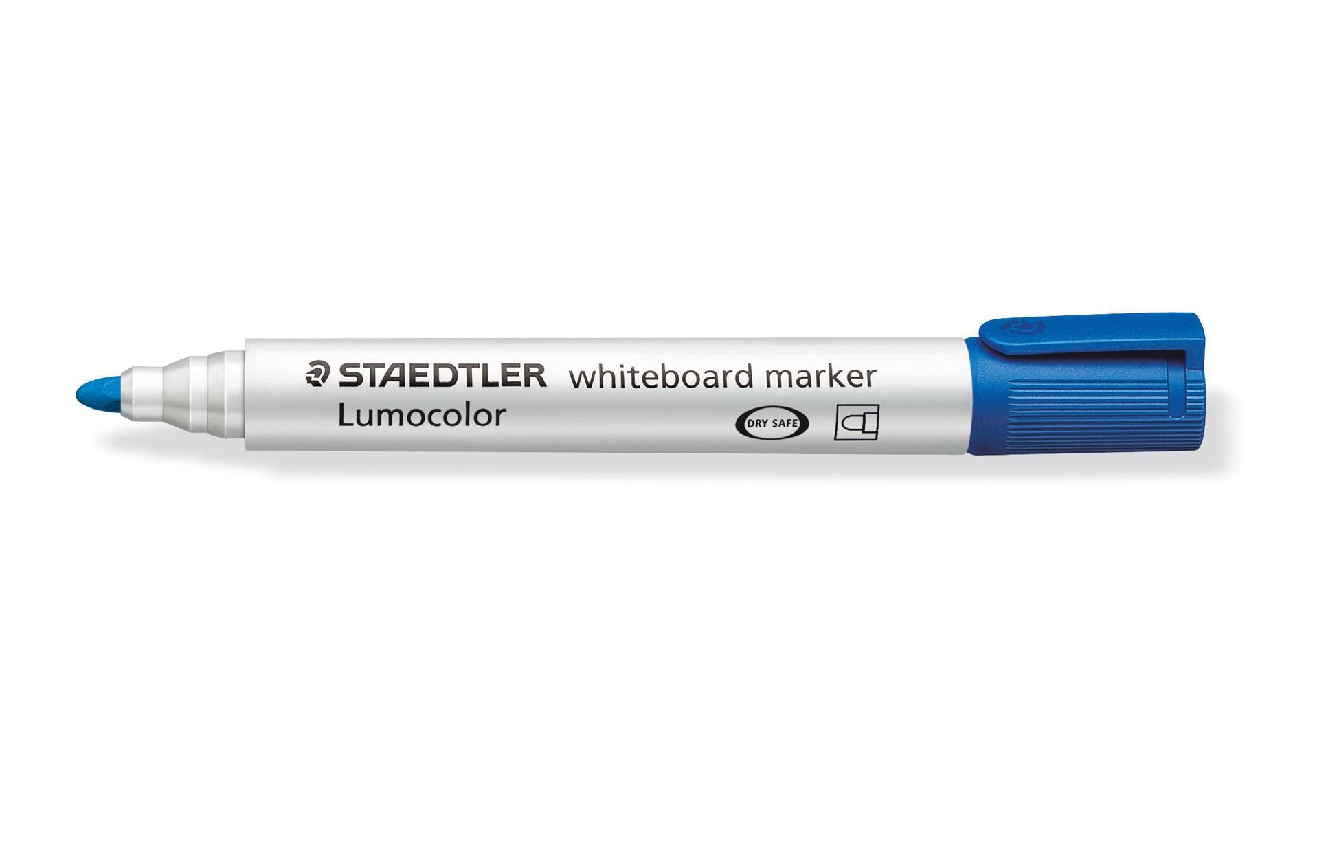 Staedtler Whiteboard-Marker – blau, trocken abwischbar, nachfüllbar – für Whiteboards, Glas und Porzellan