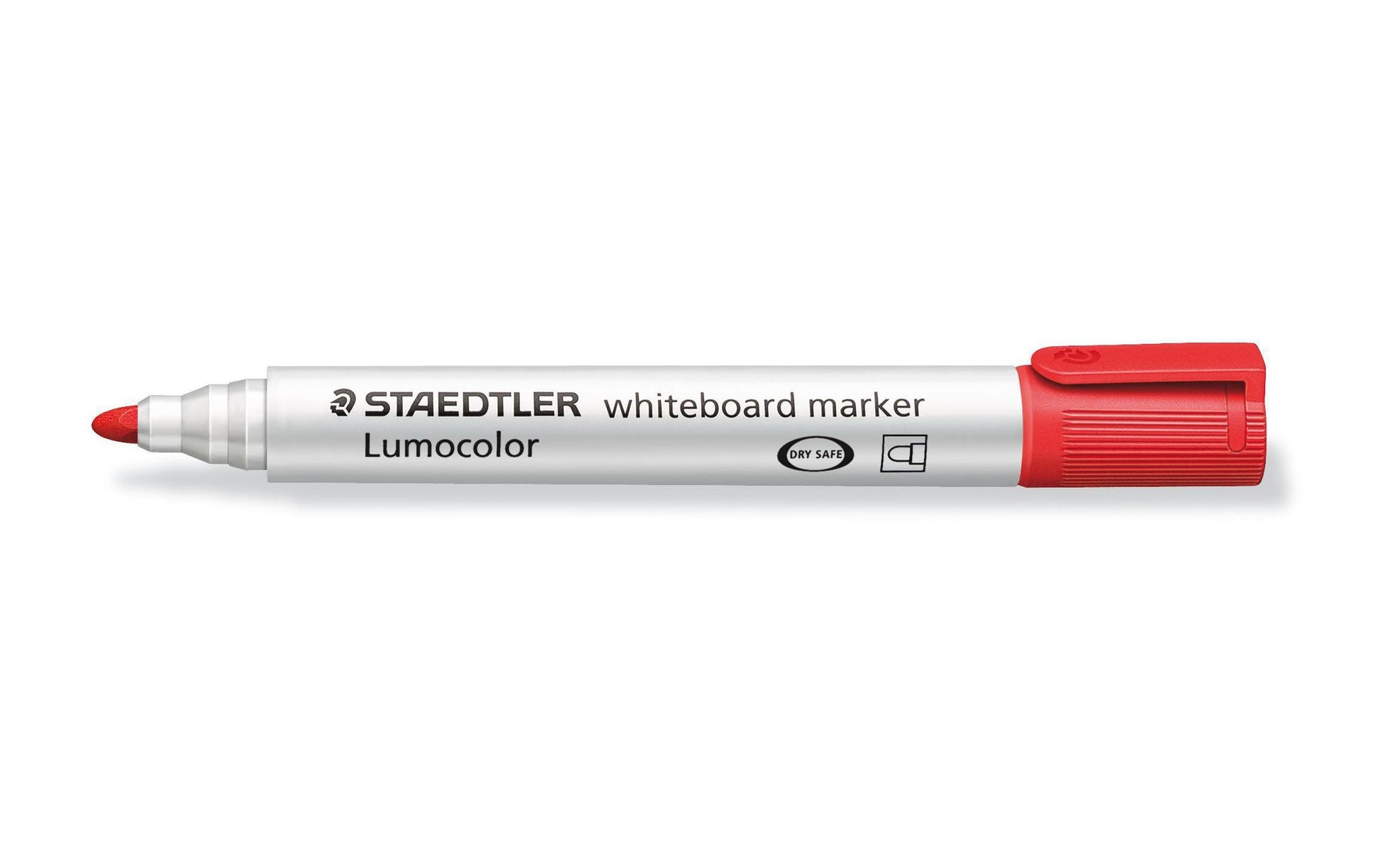 Staedtler Whiteboard-Marker – rot, trocken abwischbar, nachfüllbar – für Whiteboards, Porzellan & Glas