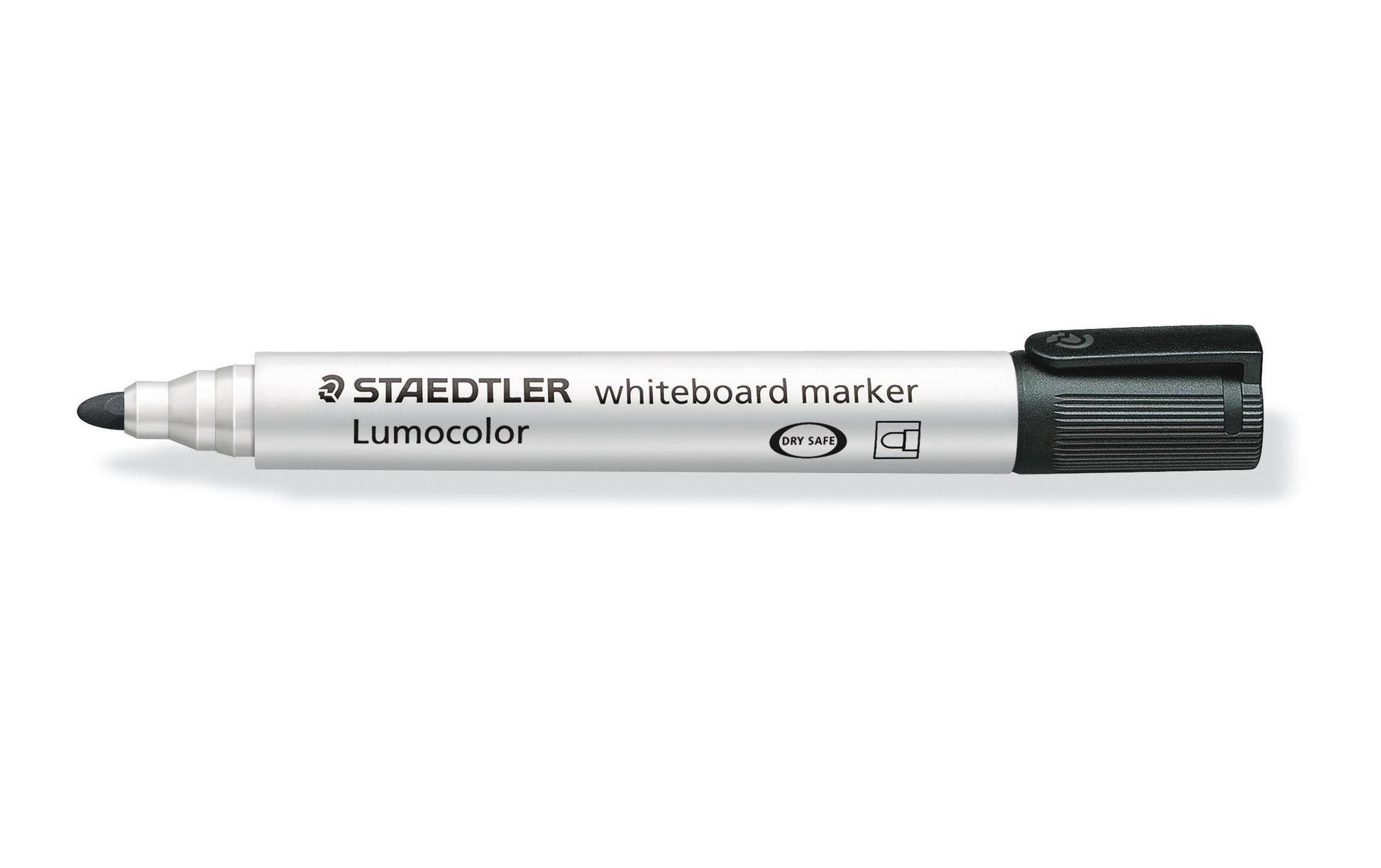 Staedtler Whiteboard-Marker – schwarz, trocken abwischbar, nachfüllbar – für Whiteboards, Glas & Porzellan