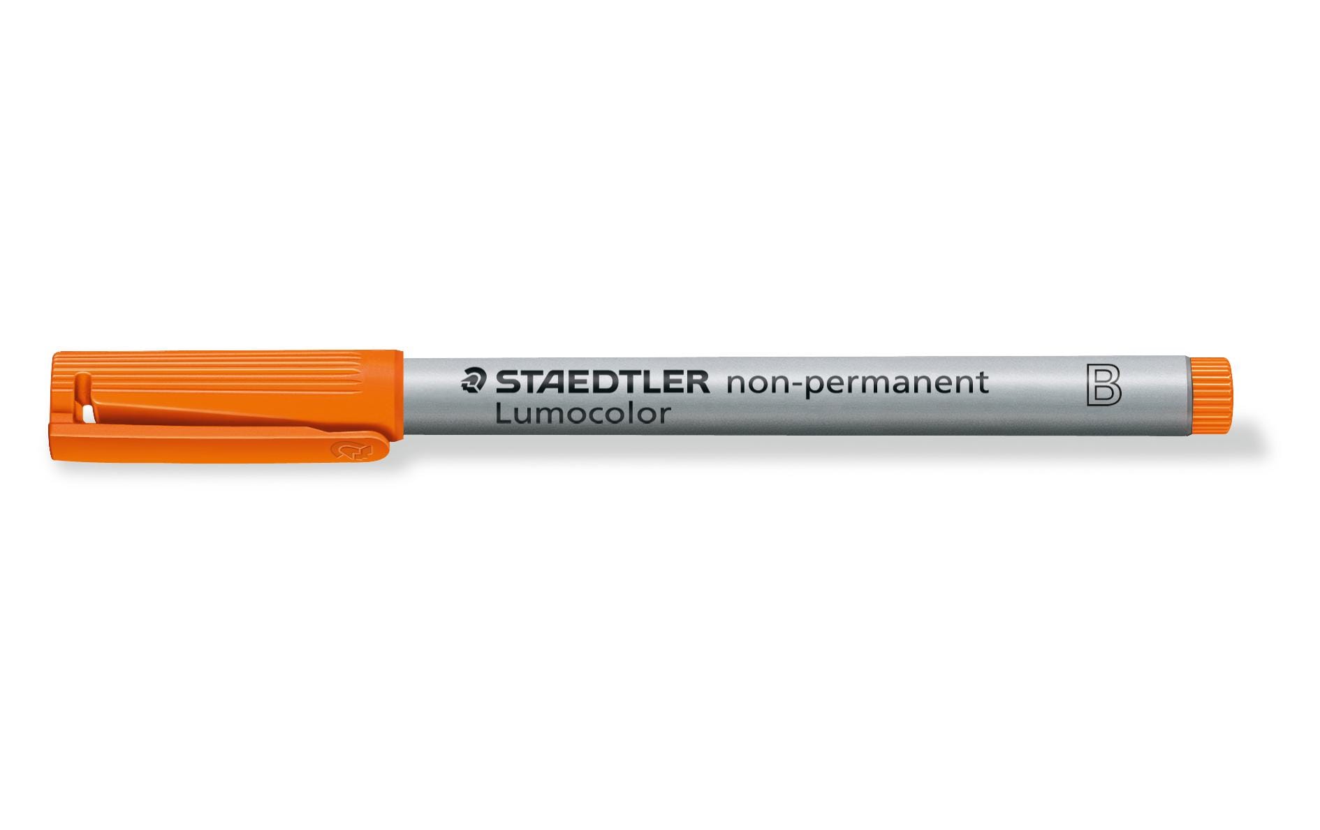 Staedtler Nicht-permanenter Marker Lumocolor F – Keilspitze 1 mm – Orange