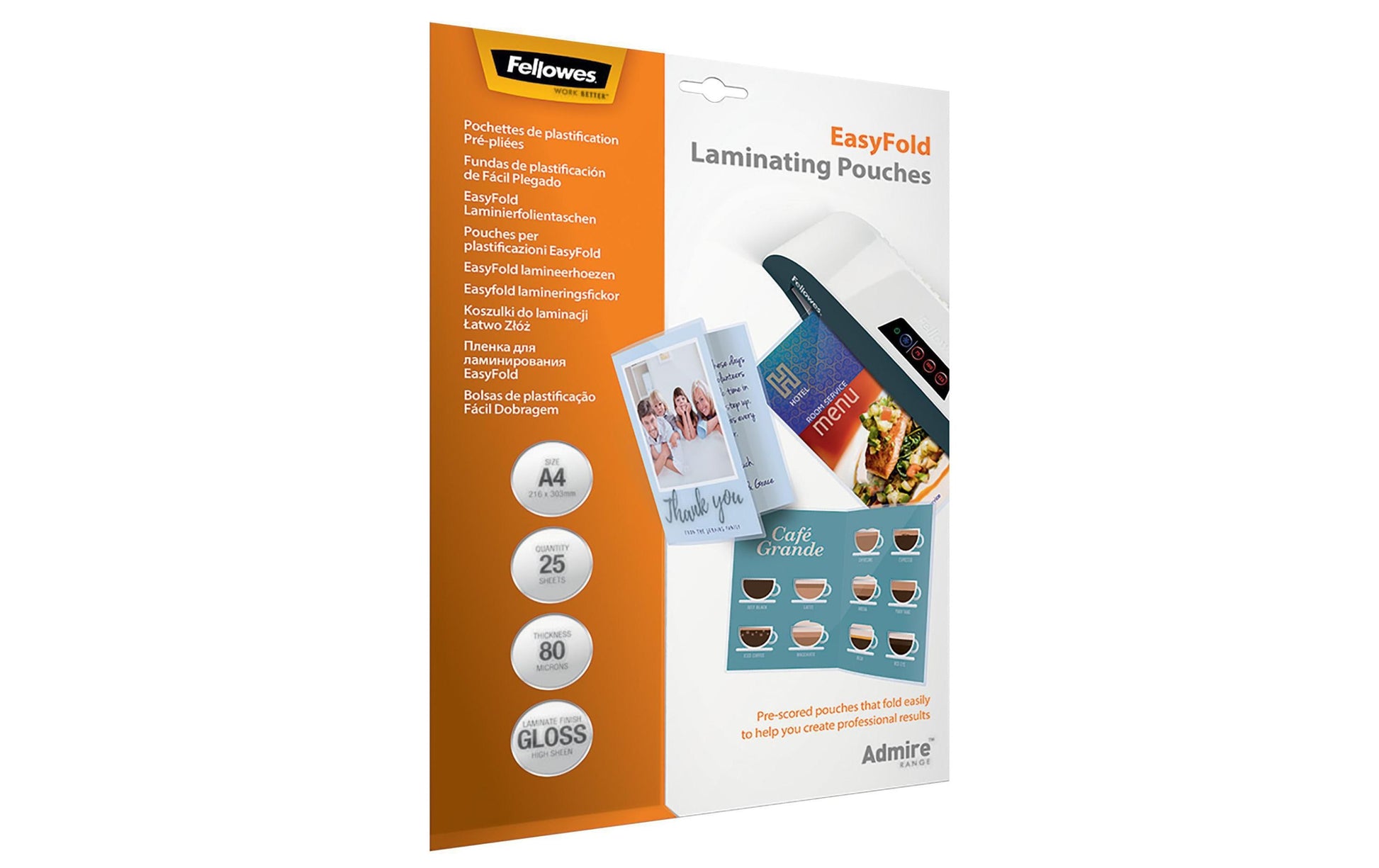 Fellowes Laminierfolien – 25 Stk.