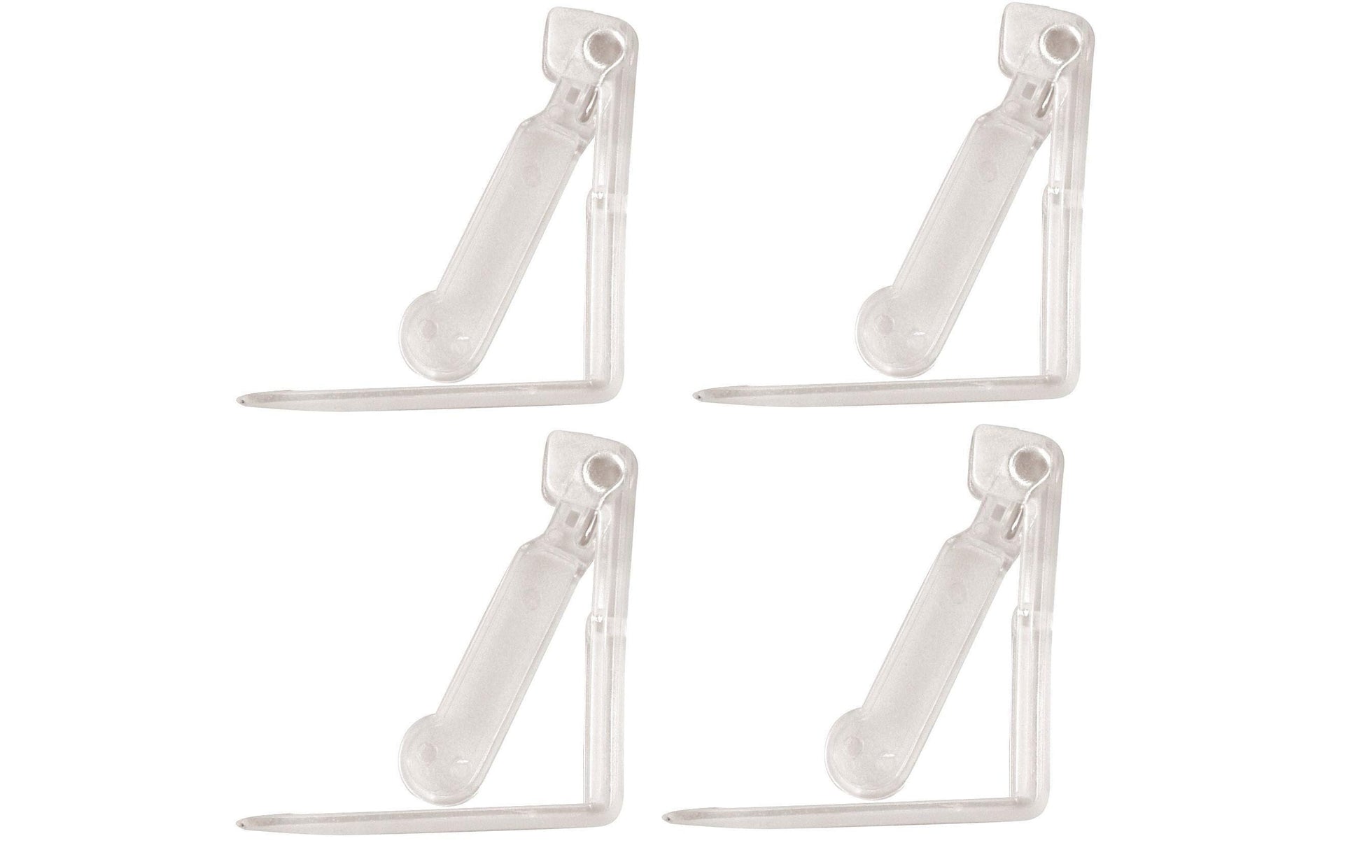 d-c-fix Tischtuchklammern – Transparent – 5,5 × 6 cm – Kunststoff – 4 Stk