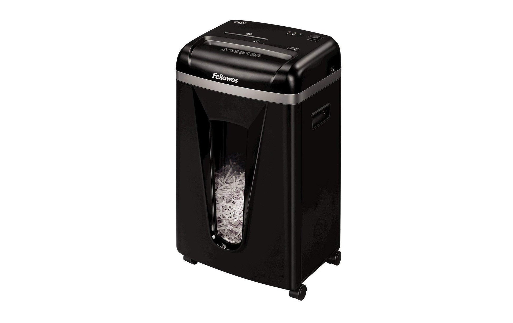 Fellowes 450M – Aktenvernichter, DIN P-5, Mikroschnitt 2 × 12 mm, 9 Blatt, 22 l