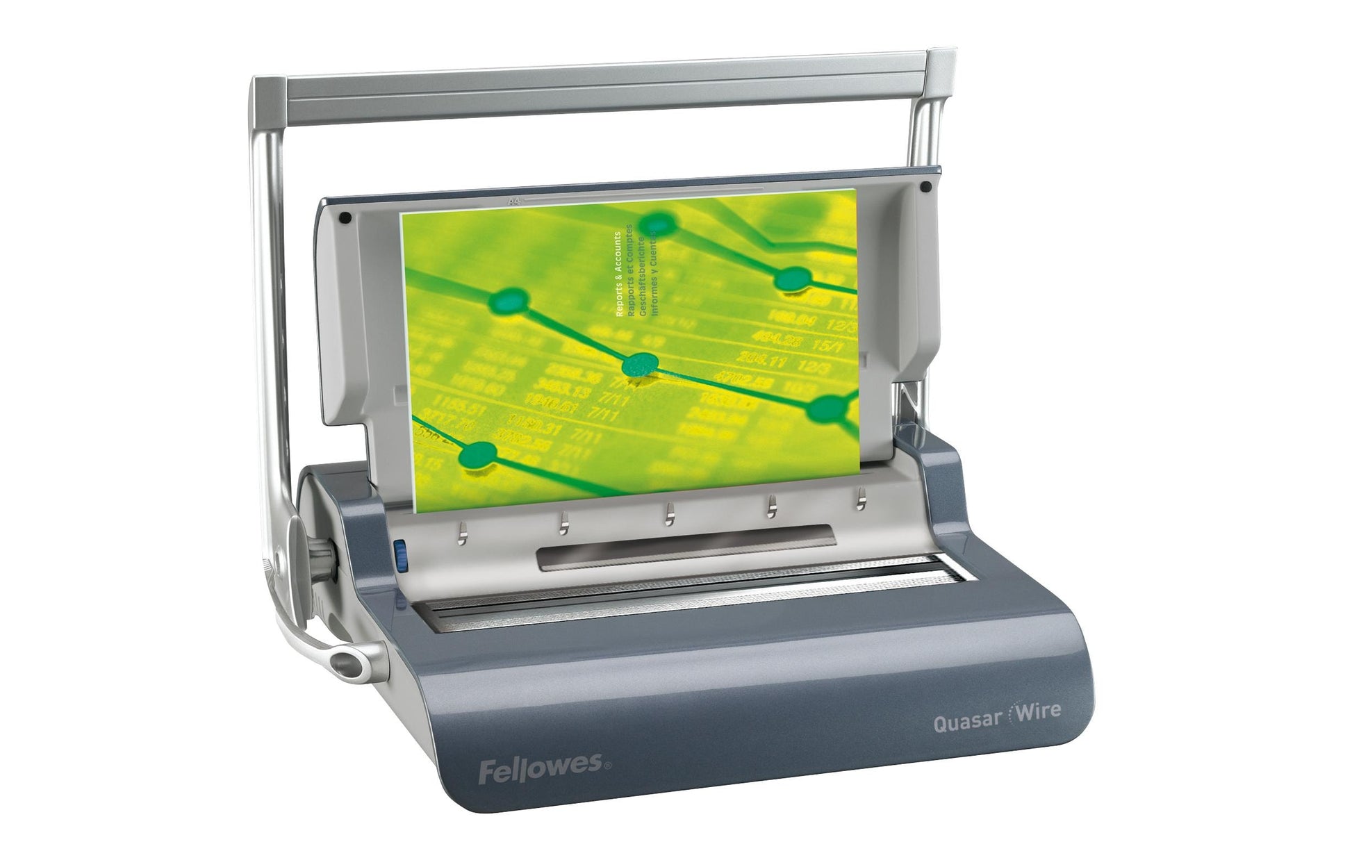 Fellowes Quasar Wire Bindegerät – Drahtbindung, 15 Blätter