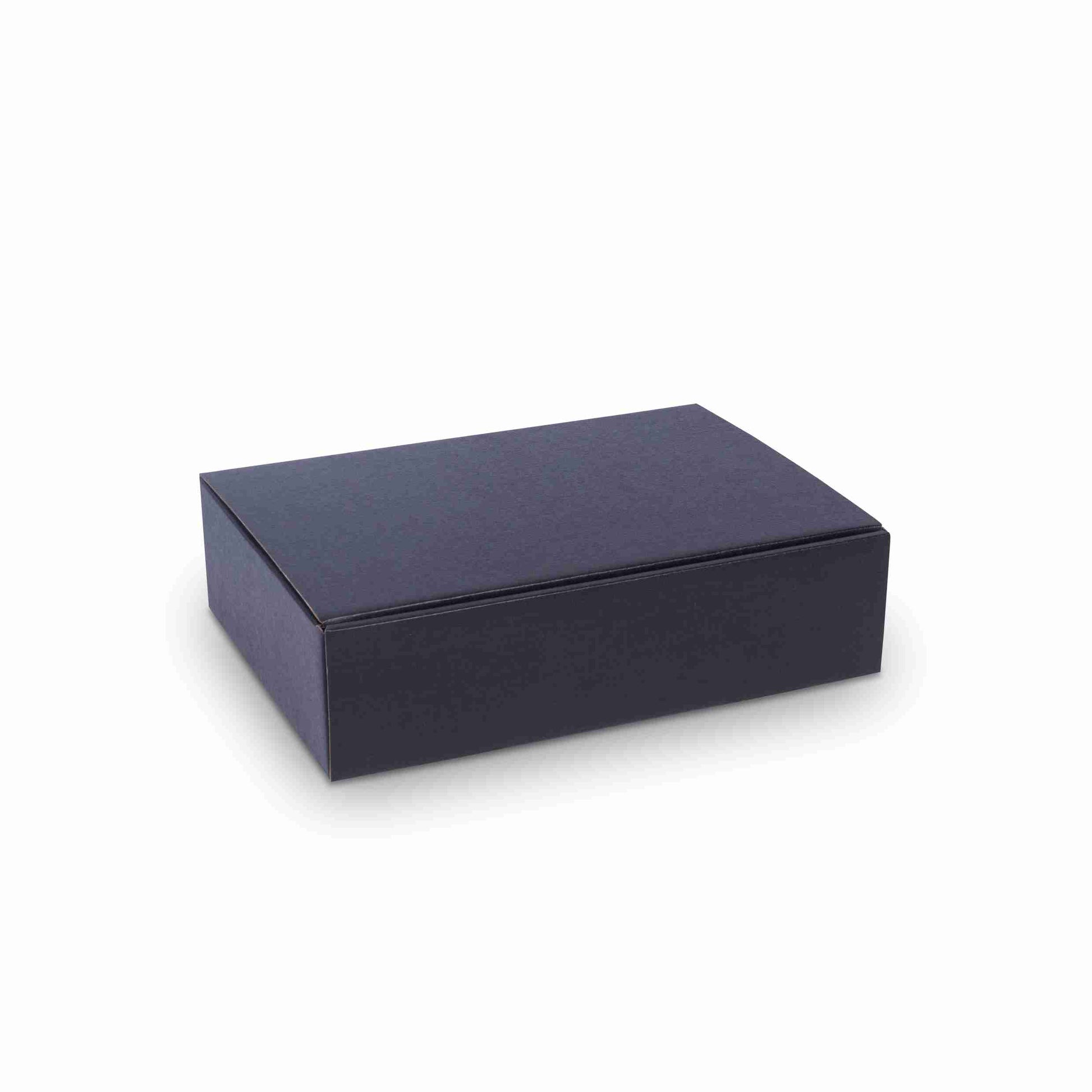 Model Weinpräsentkarton schwarz – Innenmass 360 × 90 × 250 mm – für 3 × 0,75 l Flaschen – 1 Palette (550 Stk.)