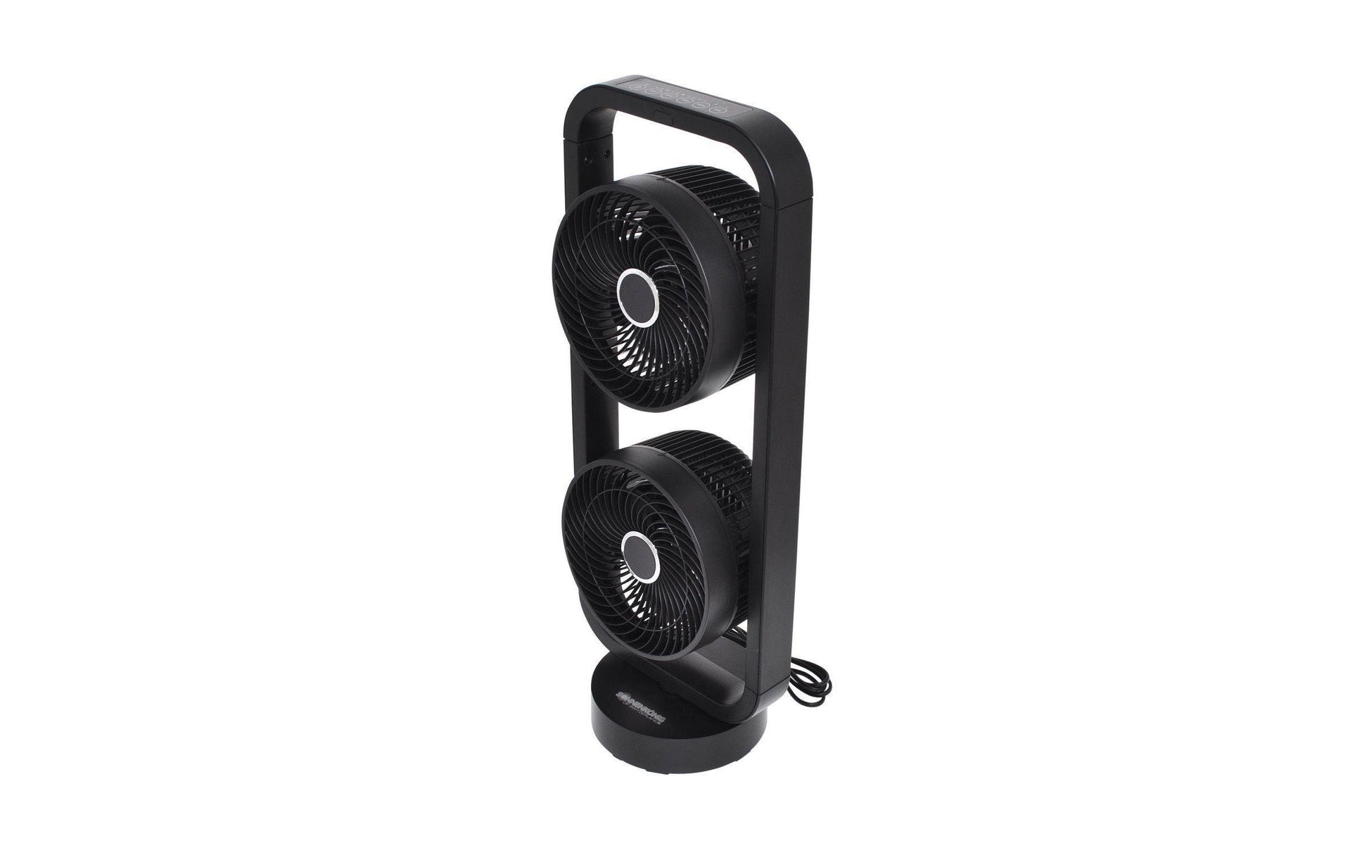 Sonnenkönig Standventilator Vind 2 – 3 Stufen, oszillierend, Fernbedienung, 70 W, 54 dB(A), Schwarz