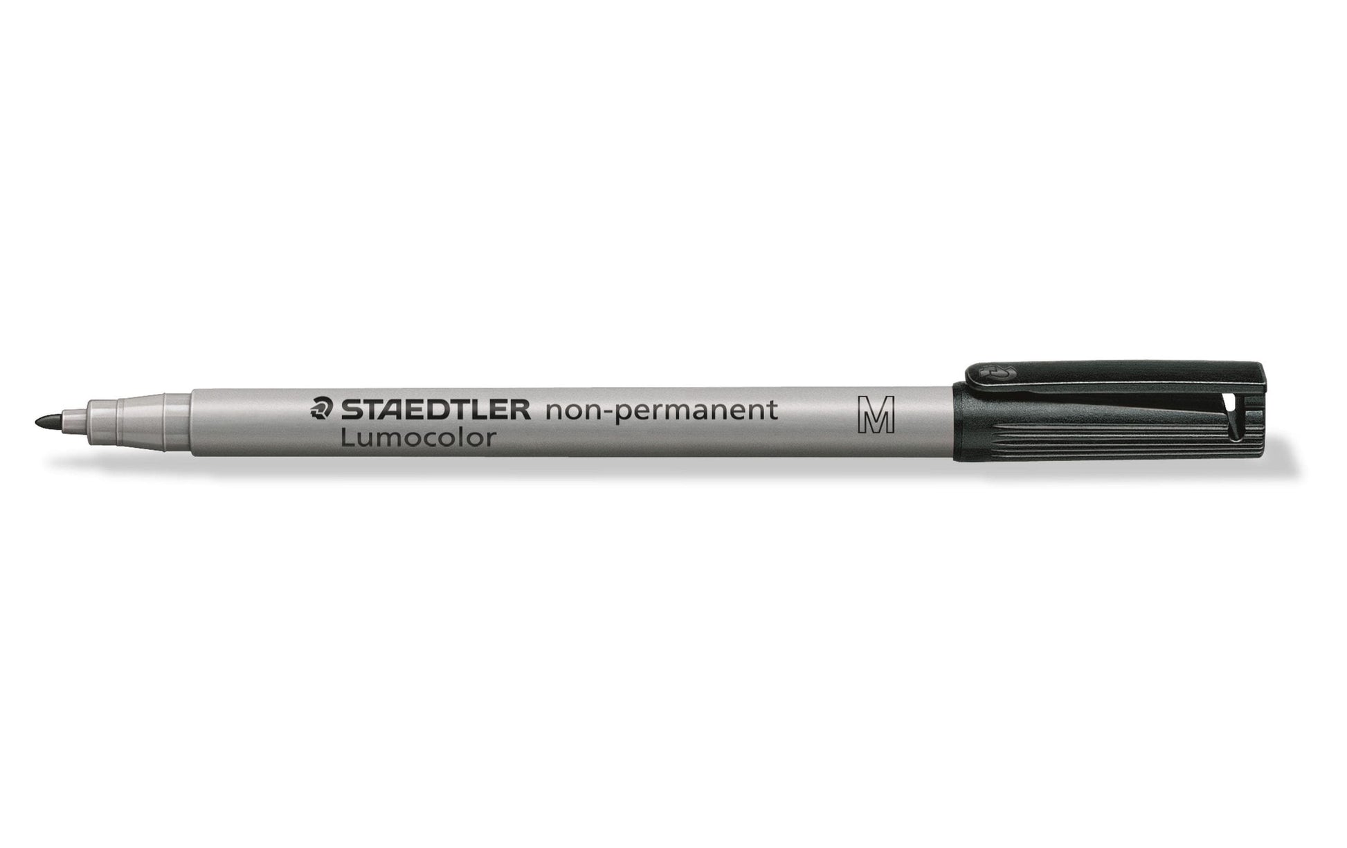 Staedtler OHP-Marker – schwarz, 10 Stk., feucht abwischbar, nachfüllbar – für viele Oberflächen