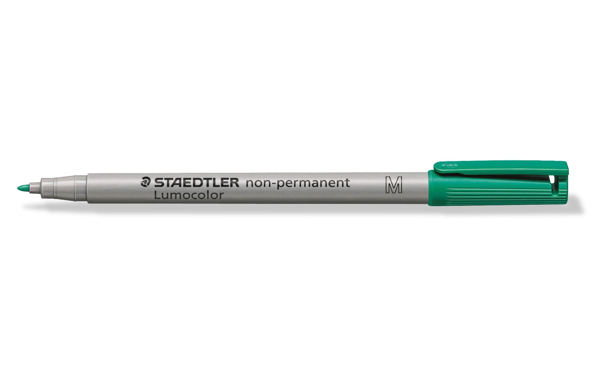 Staedtler Non-Permanent-Marker 315 Lumoc. – mittel Rundspitze 1 mm – grün – 10er-Set – nachfüllbar