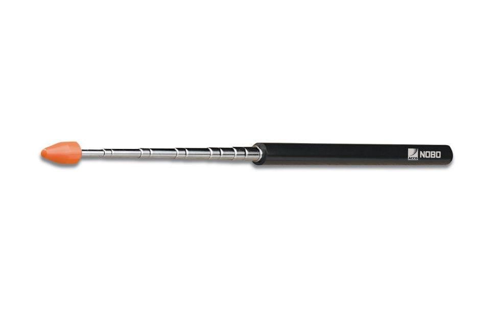 Nobo Teleskopzeigestab – 22,3–117,5 cm, Schwarz/Silber