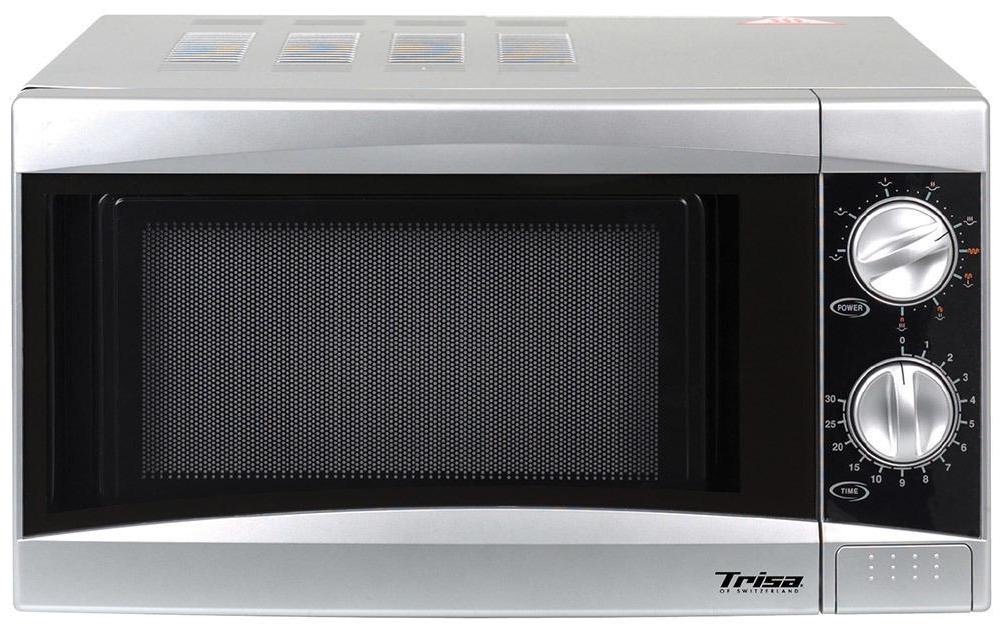Trisa Electronics Trisa Grill-Mikrowelle Micro Plus – 17 l, Grill, 700 W – silber