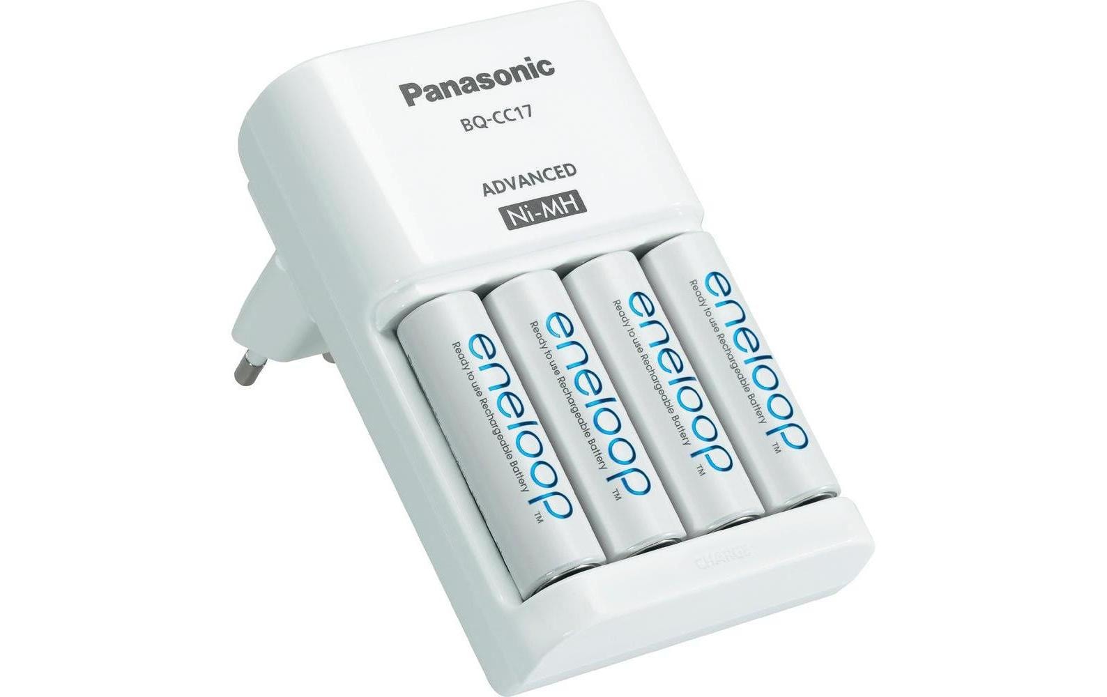 Panasonic eneloop K-KJ17MCC40E Ladegerät – für AA-Akkus (NiMH, NiCd)