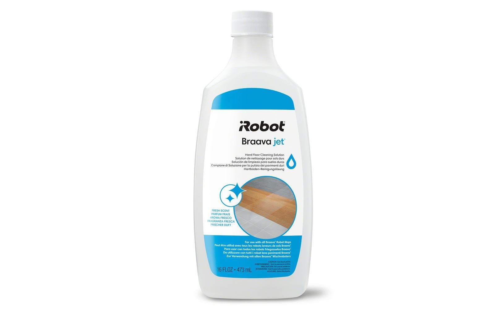 iRobot Braava jet m6 Bodenreiniger – für Keramik, Marmor, Parkett, Holz – für Braava, Roomba Combo – 473 ml
