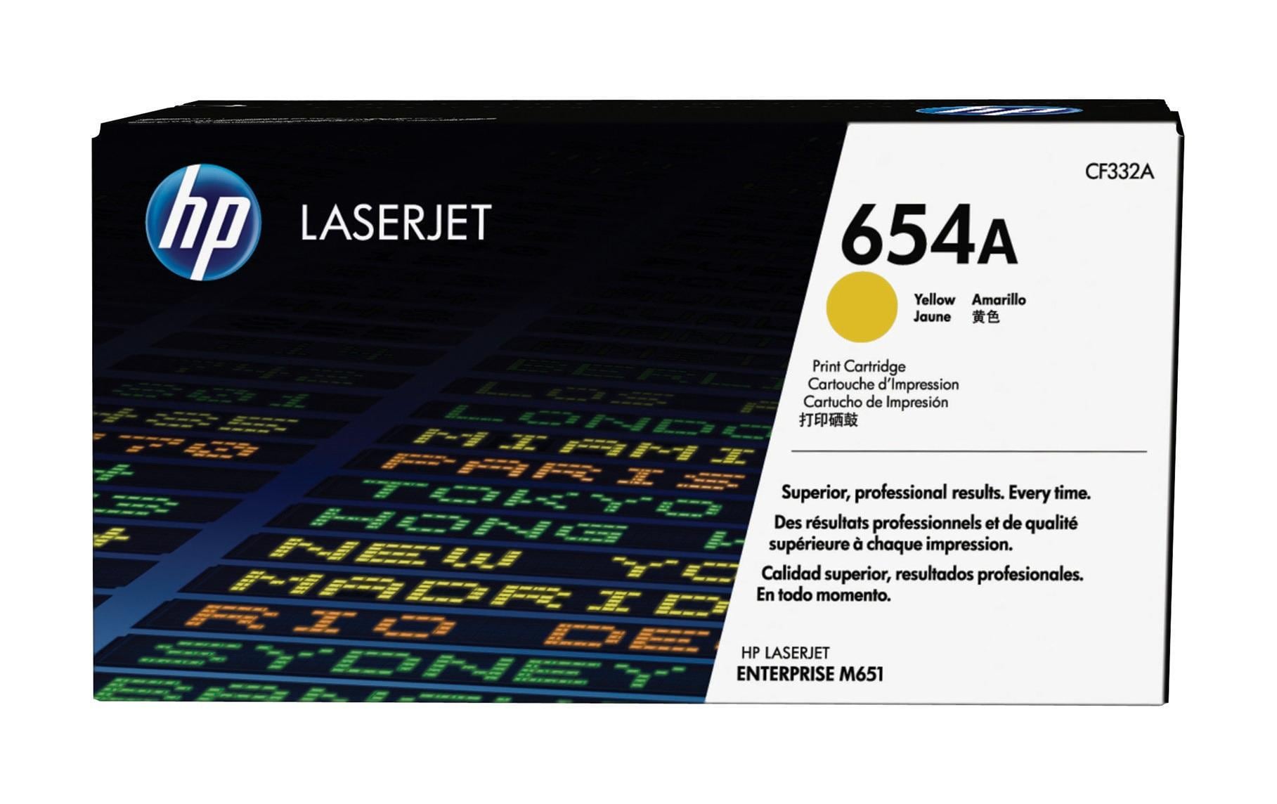 HP Toner 654A – Gelb, 15000 Seiten