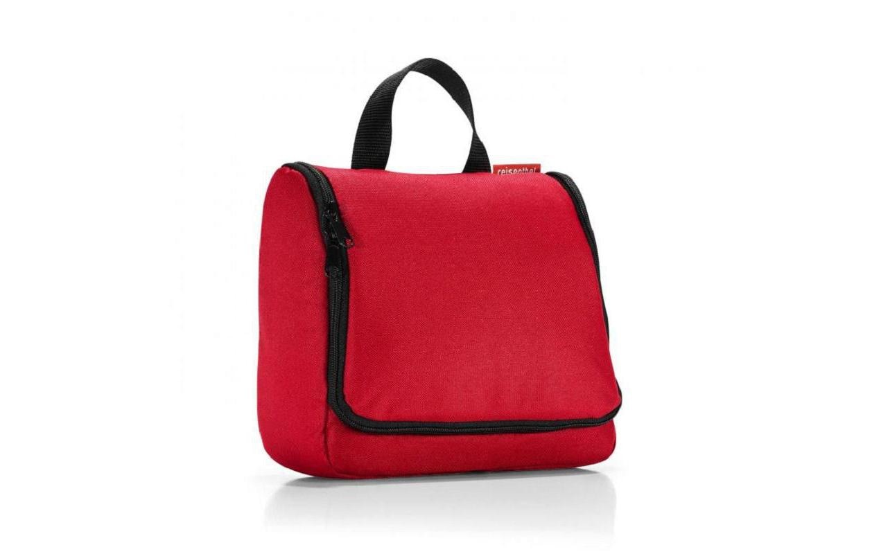 Reisenthel Kosmetiktasche toiletbag – wasserfest, aufhängbar – 3 l – rot, Polyester – 1 Stk.