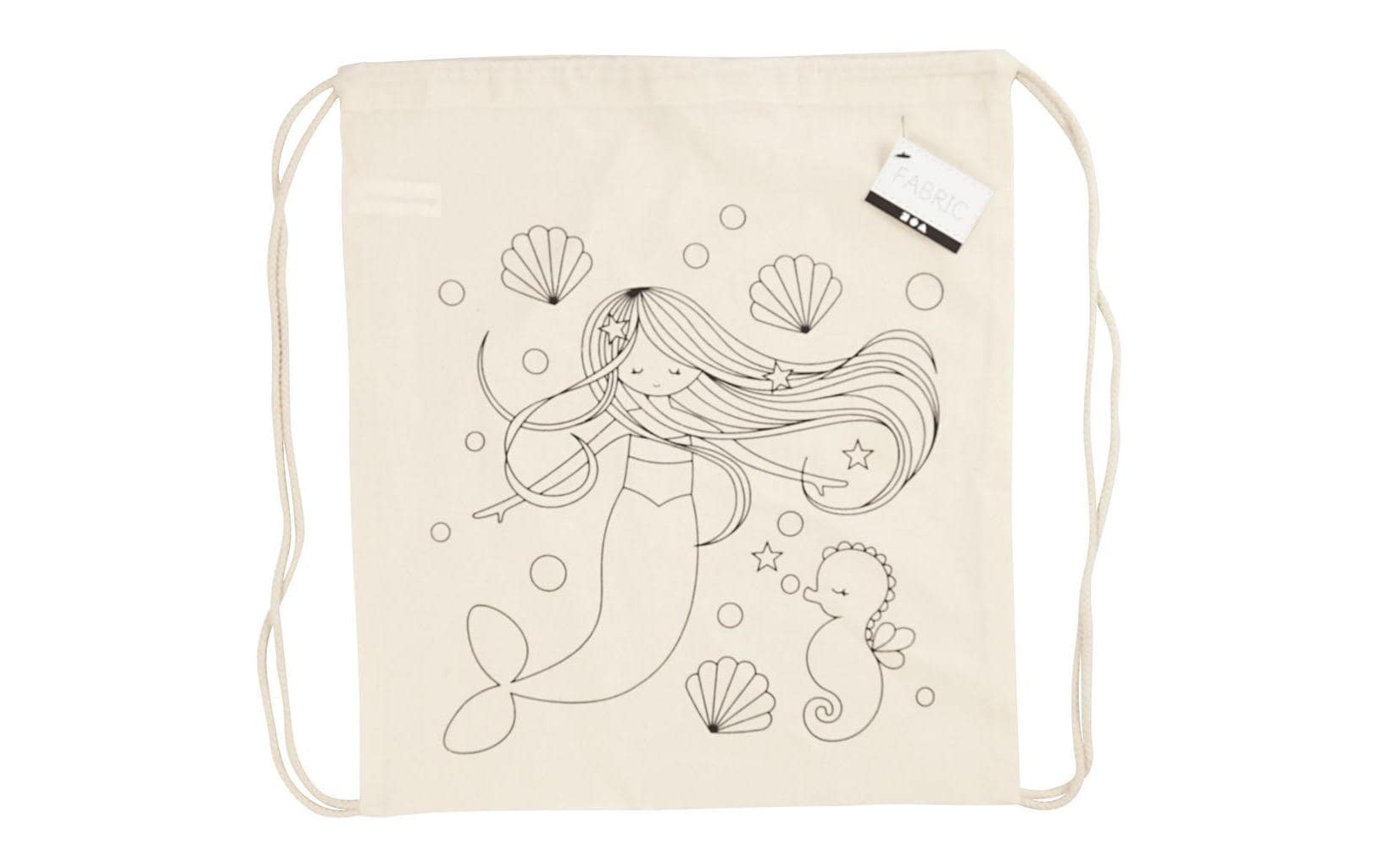 Creativ Company Sportrucksack – Kordelzug, Baumwolle – Hellnatur