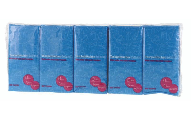 Hartmann Kosmetiktücher – 4-lagig, 100 % Zellstoff, 210 × 210 mm – 100 Tücher