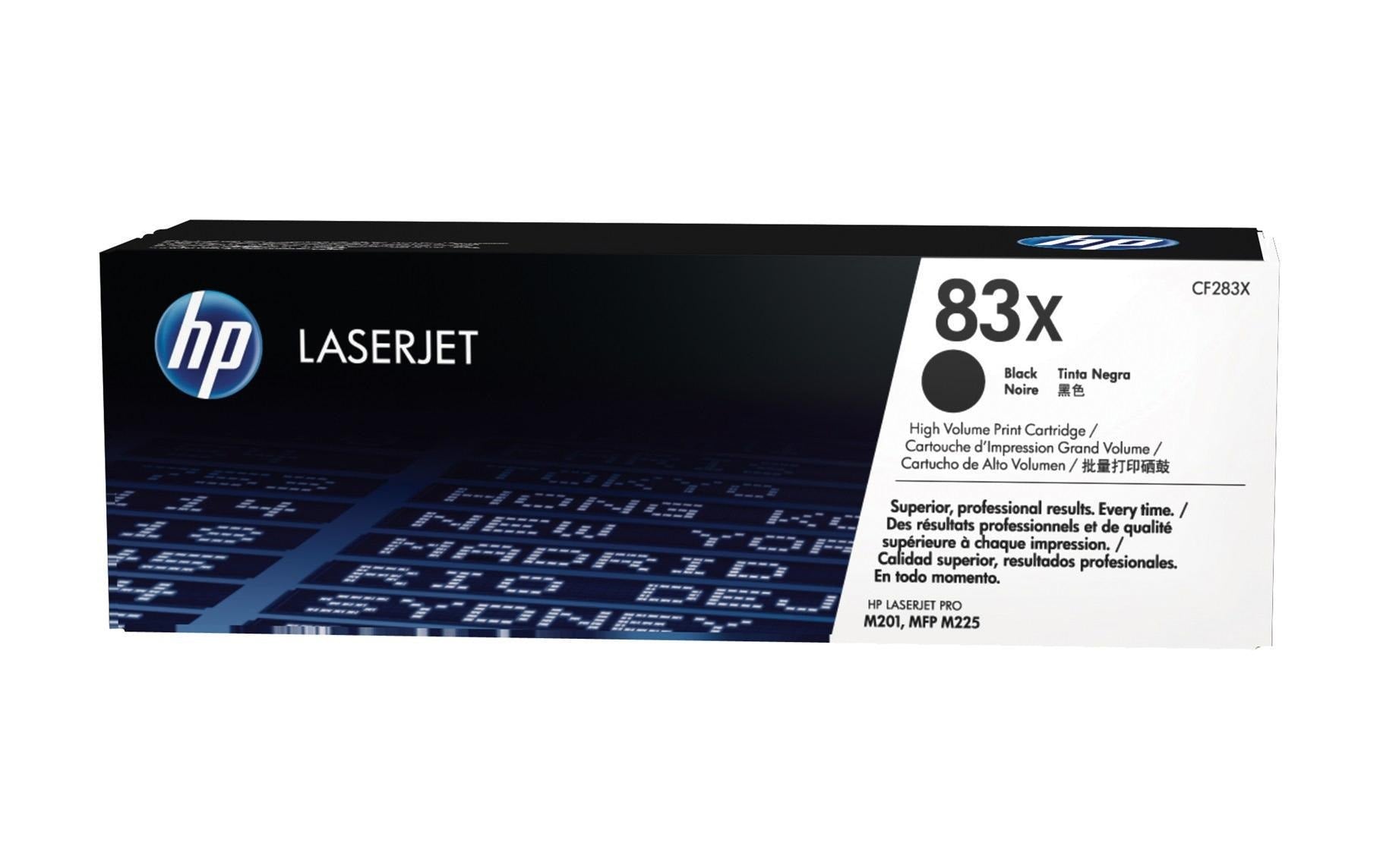 HP Toner 83X – schwarz, 2200 Seiten – für Mono-Laserdrucker/Multifunktionsgeräte