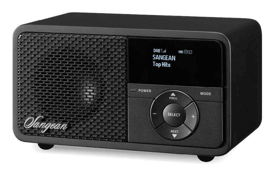 Sangean DDR-7X – DAB+/UKW-Tischradio, Bluetooth – Schwarz