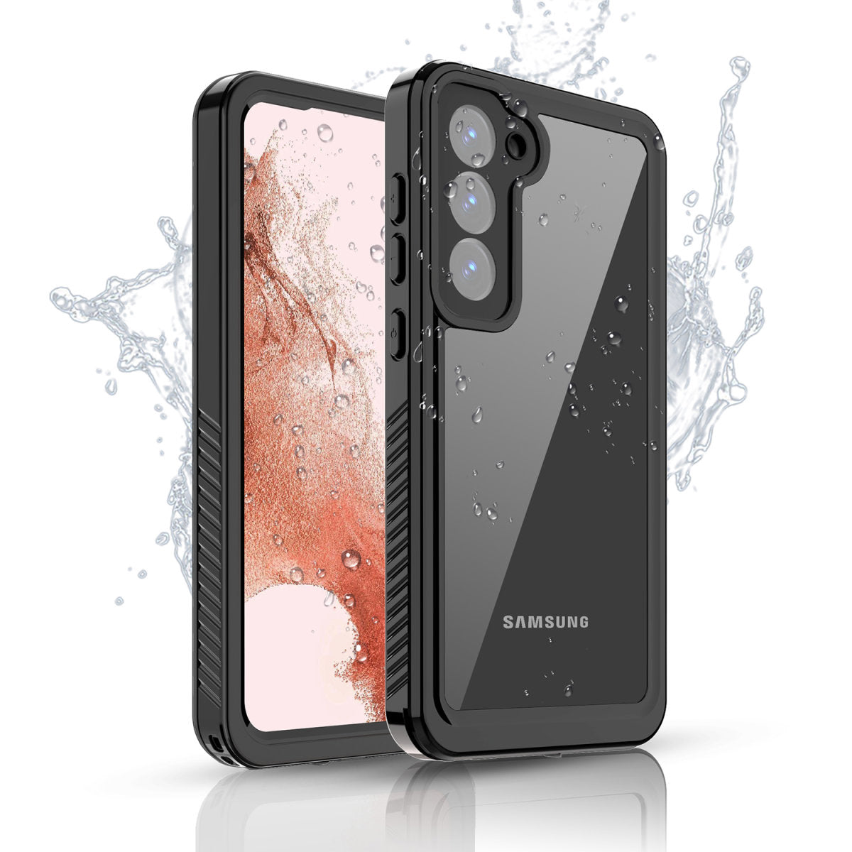 4smarts Backcover – für Samsung Galaxy S23+ – schwarz – TPU – wasserdicht