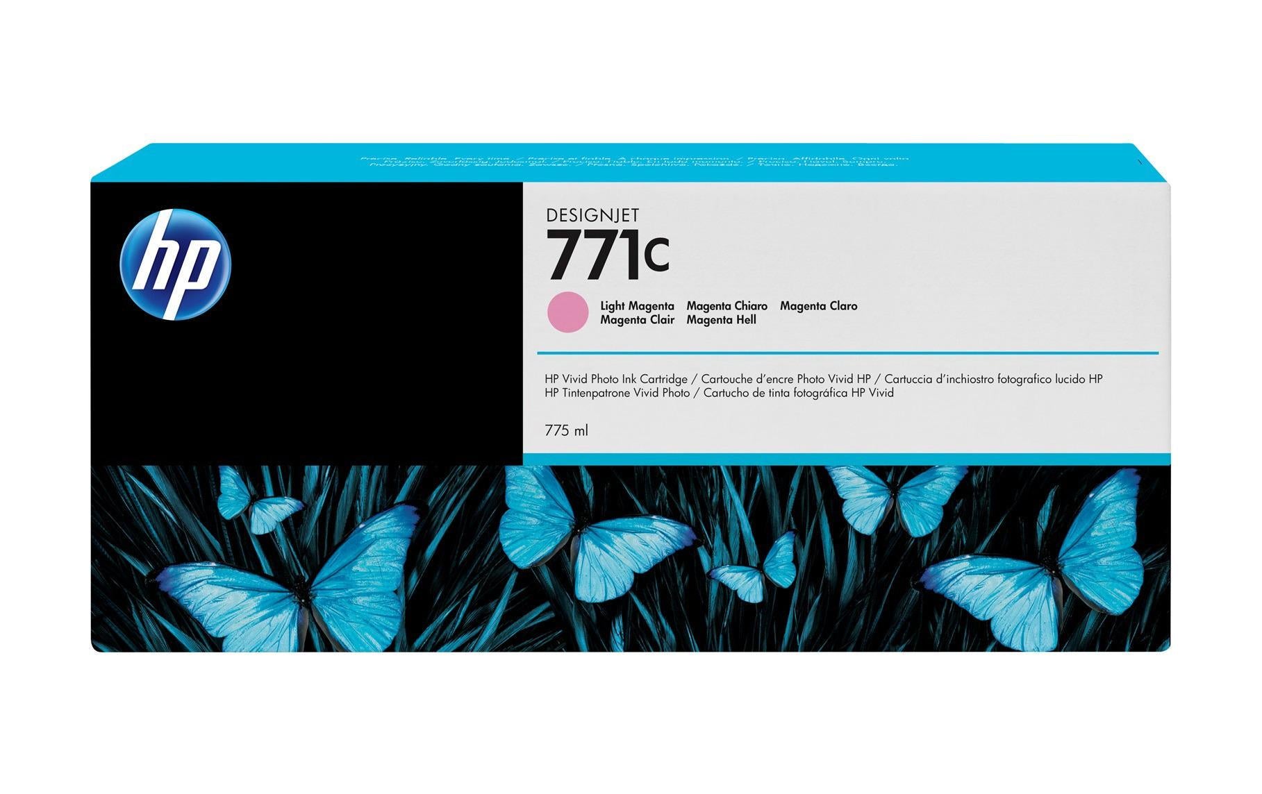 HP Tintenpatrone 771C, Magenta, 775 ml – für Inkjetdrucker/Multifunktionsgeräte