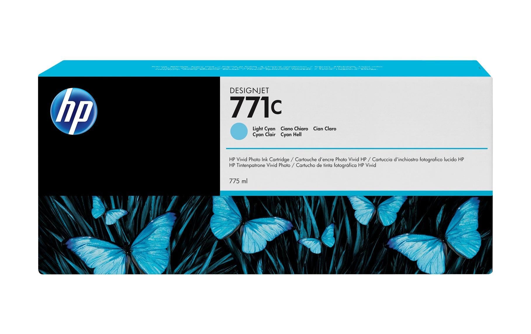 HP Tintenpatrone 771C, cyan, 775 ml