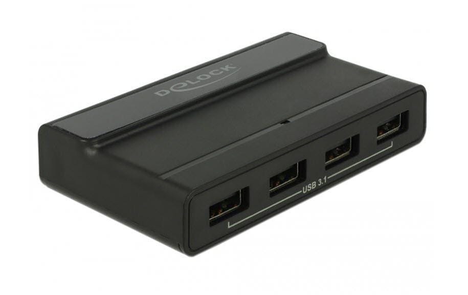 DeLOCK 64053 USB-Hub – USB-C, 4× USB-A (10 Gbit/s)