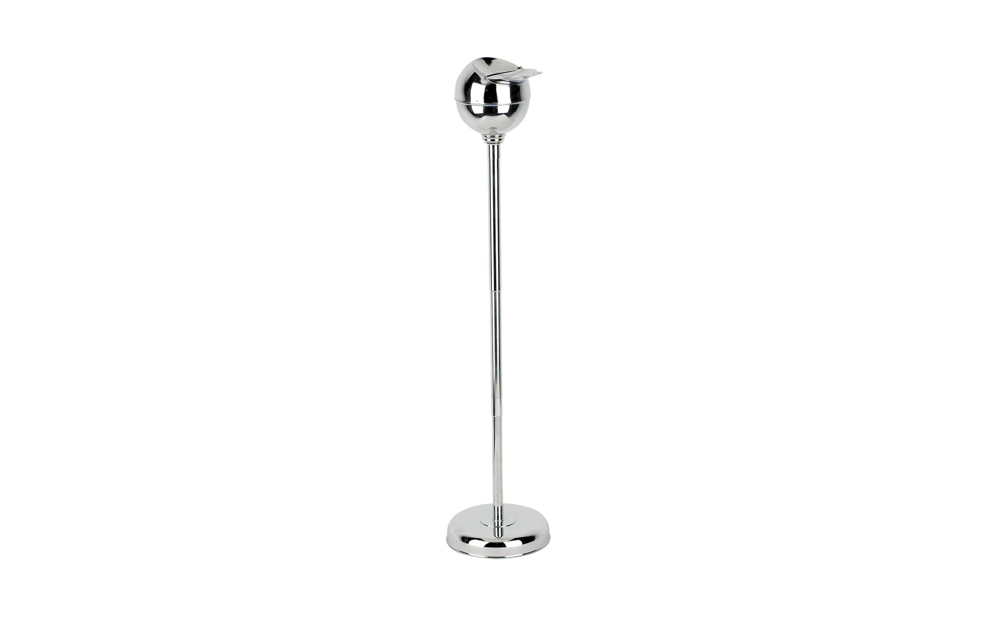 KARE Design KARE Standascher – Stahl, silber, Ø 130 × H 720 mm