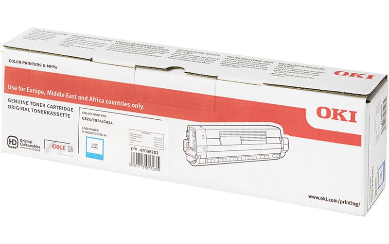 OKI Toner – cyan, 5000 Seiten