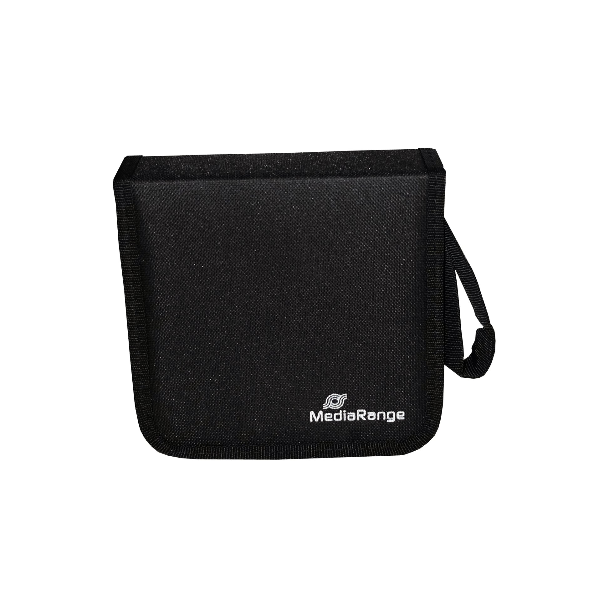 MediaRange CD-Tasche – 24 Disks, Nylon, 164 × 156 × 39 mm