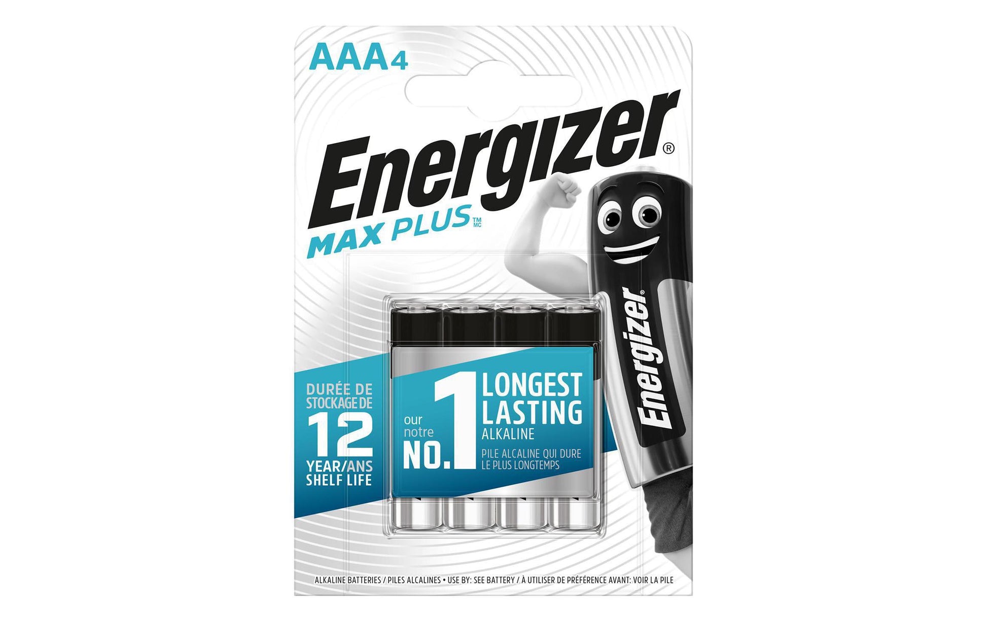 Energizer AAA Batterien, Alkaline, 1,5 V – 4 Stk.